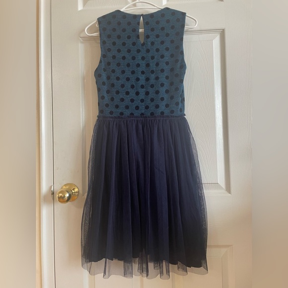 Green & Blue Dress with Chiffon Bottom (US S) - Picture 2 of 3